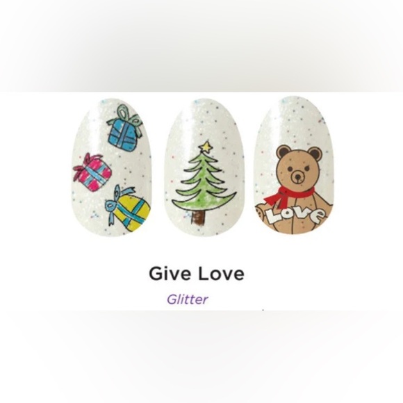 Color Street Other - Color Street GIVE LOVE Toys For Tots Foundation Set Teddy Bear Presents